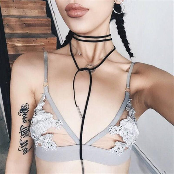 Long Strap Trendy Choker Necklace