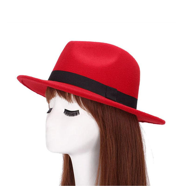 Black Ribbon Fashion Hat