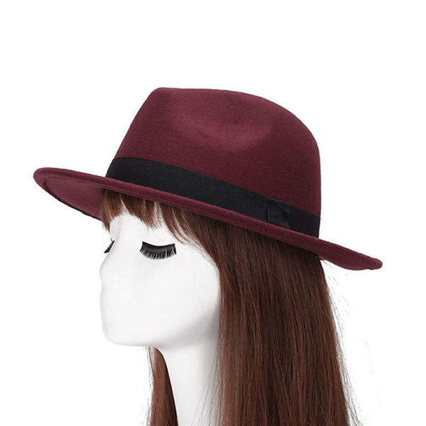 Black Ribbon Fashion Hat