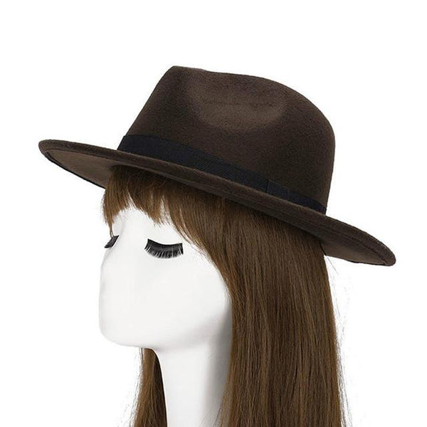 Black Ribbon Fashion Hat